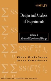 Design and Analysis of Experiments, Volume 2