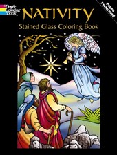 Nativity Stained Glass Coloring Book
