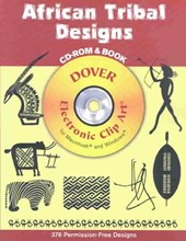 African tribal designs cd-rom and book