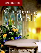 KJV Christening Bible, Ruby Text Edition, White, KJ221:T KJ11W