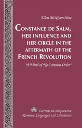 Constance de Salm, Her Influence and Her Circle in the Aftermath of the French Revolution