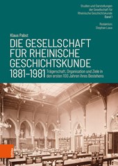 Die Gesellschaft fur Rheinische Geschichtskunde (1881--1981)