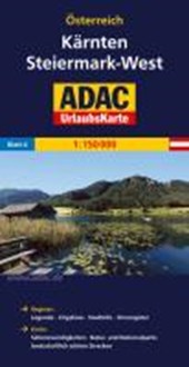 ADAC UrlaubsKarte Österreich Blatt 4 Kärnten, Steiermark-West 1:150 000