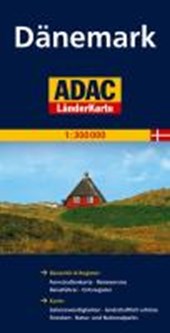 ADAC LänderKarte Dänemark 1:300 000
