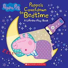 Countdown to Bedtime: Lift-The-Flap Book with Flashlight (Peppa Pig) [With Mini Peppa Pig Flashlight]