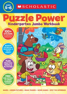 Puzzle Power Kindergarten Jumbo Workbook